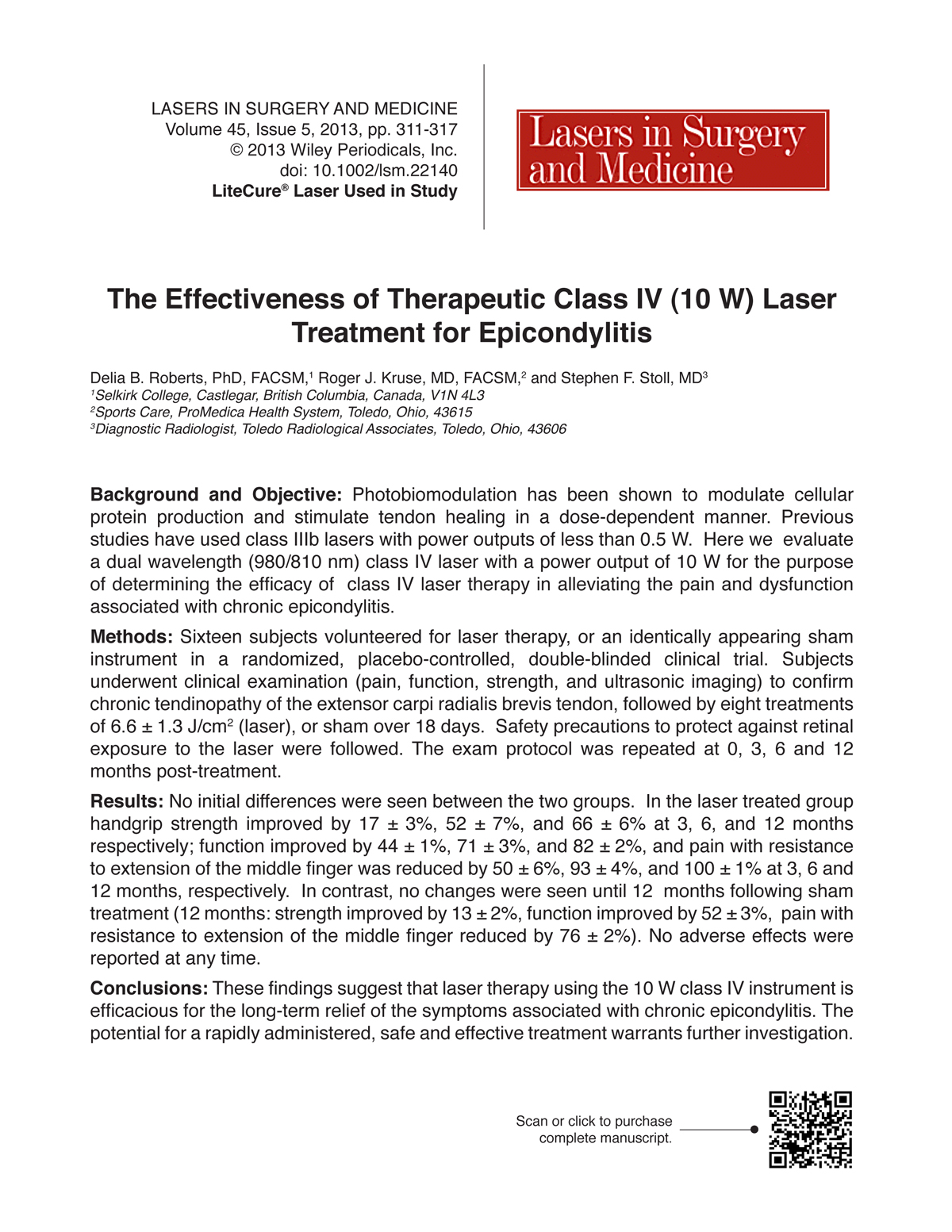 Roberts 2013 Epicondylitis Abstract_Thumbnail